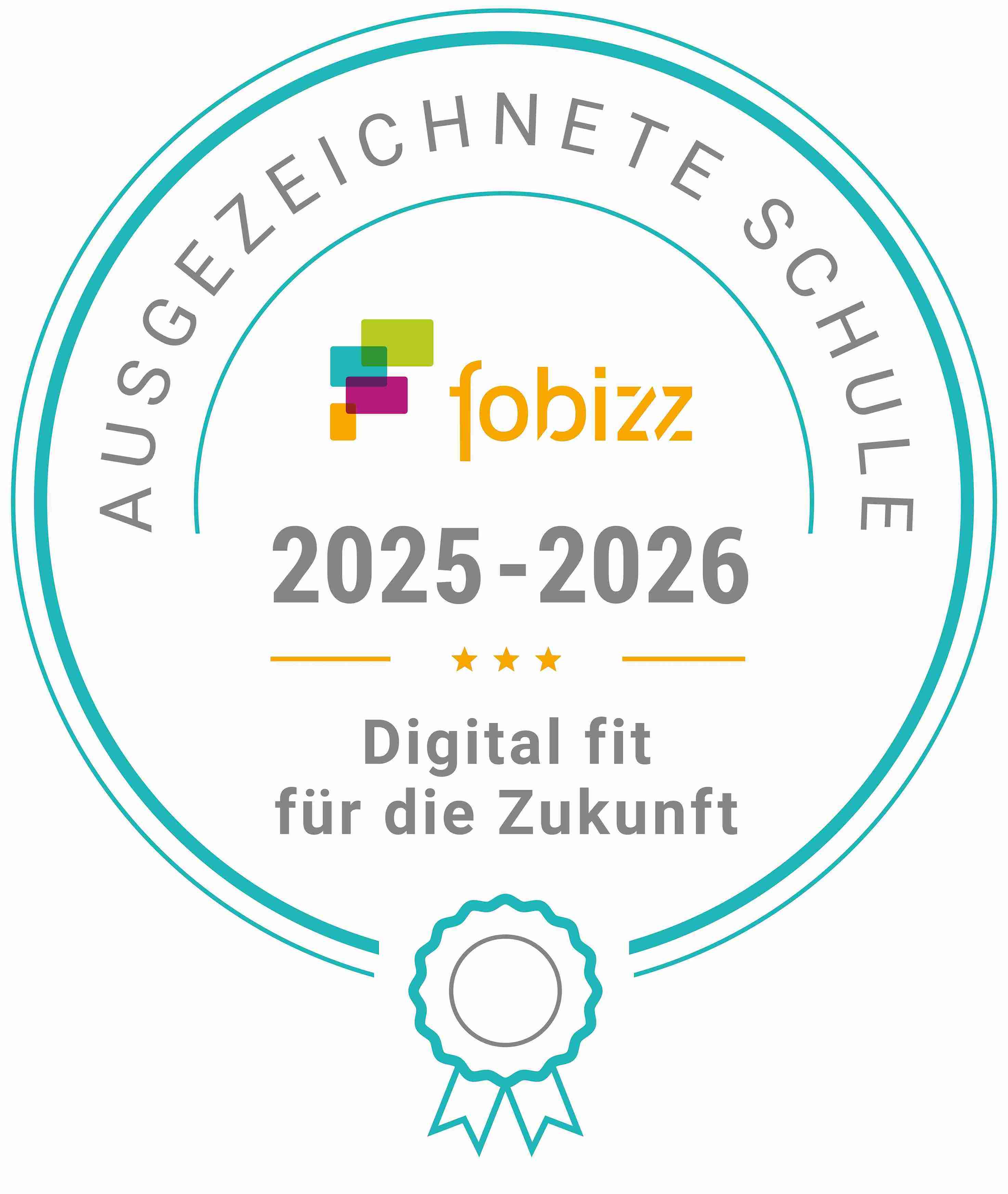 fobizz Siegel 2025 2026 weisser Hintergrund